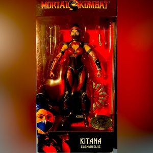 Kitana- Mcfarlane Toys- Edenian Blue- Platinum Edition- NEW
